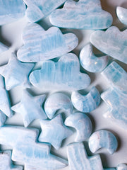 The Crystal Reserve / Healing Crystals Los Angeles / Caribbean Blue Calcite Clouds + Lightning