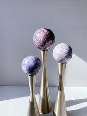 The Crystal Reserve / Healing Crystals in Los Angeles / crystal healing crystal jewelry crystals los angeles crystal carvings crystal gift healing lepidolite sphere lithium sphere