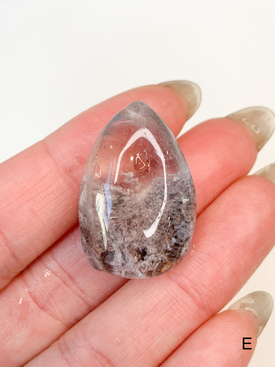 Drilled Garden Quartz Pendants