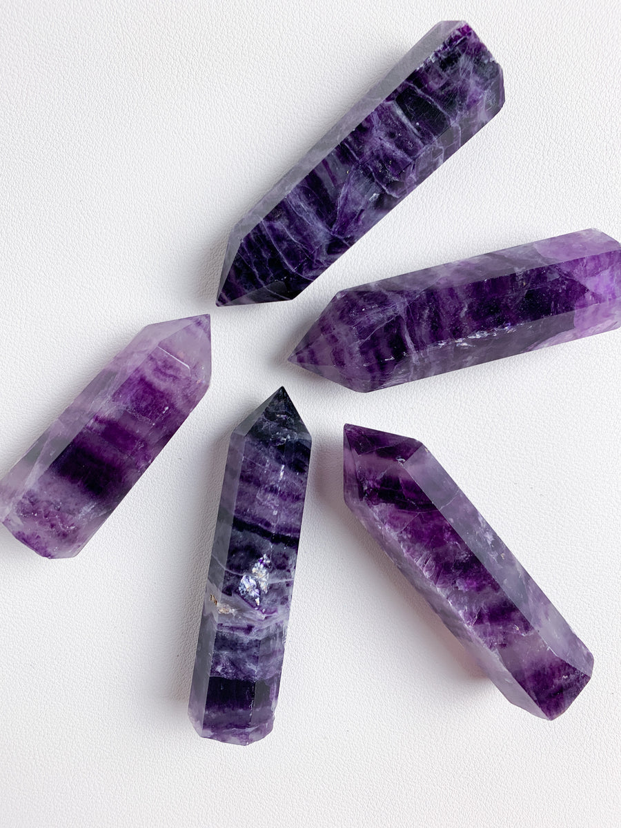 Grape Jelly Fluorite Points