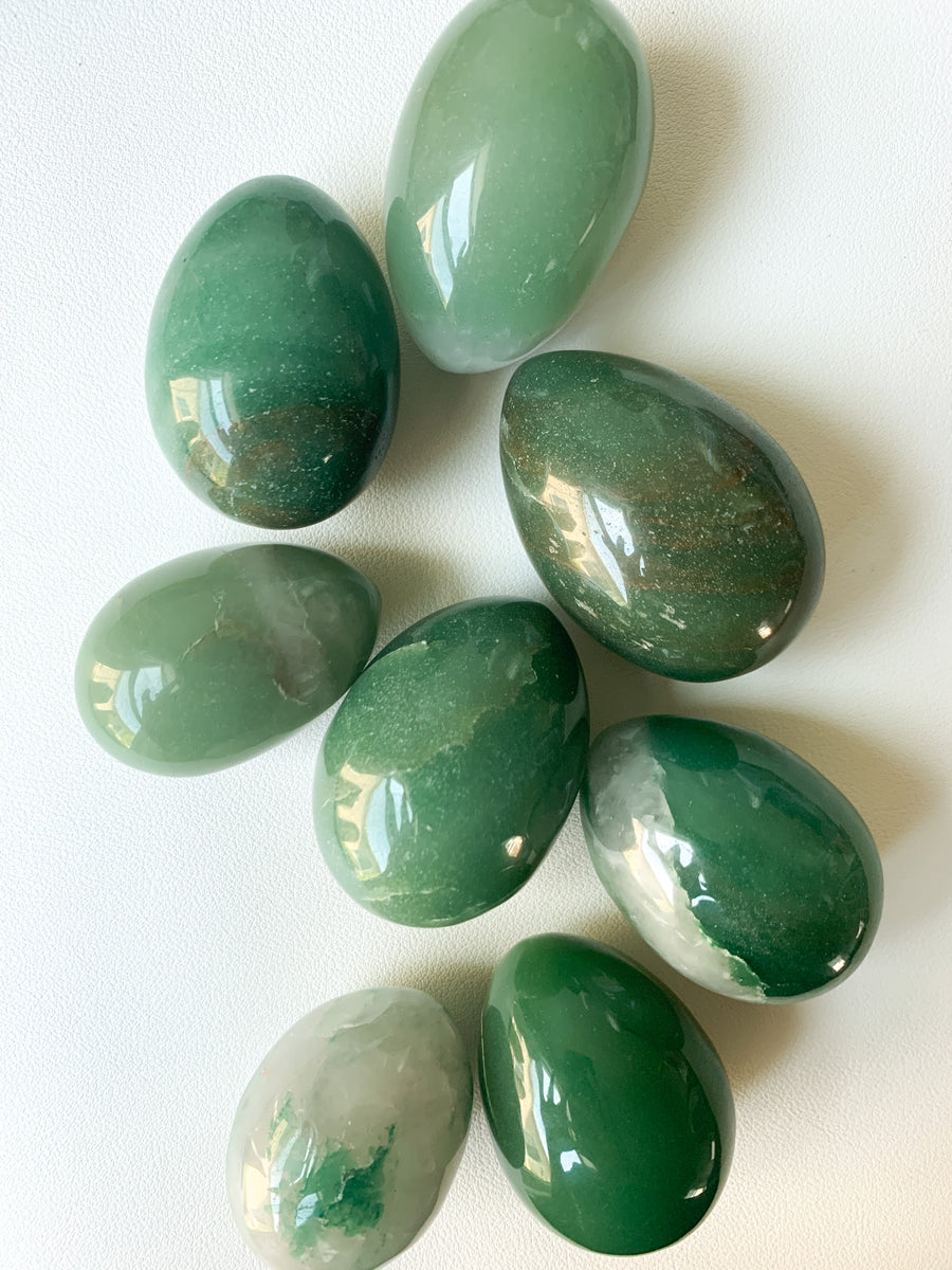 Green Quartz Eggs