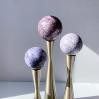 The Crystal Reserve / Healing Crystals in Los Angeles / crystal healing crystal jewelry crystals los angeles crystal carvings crystal gift healing lepidolite sphere lithium sphere 