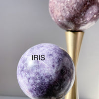 The Crystal Reserve / Healing Crystals in Los Angeles / crystal healing crystal jewelry crystals los angeles crystal carvings crystal gift healing lepidolite sphere lithium sphere 