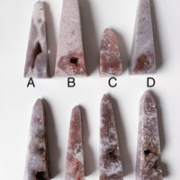 Pink Amethyst Points
