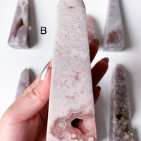 Pink Amethyst Points