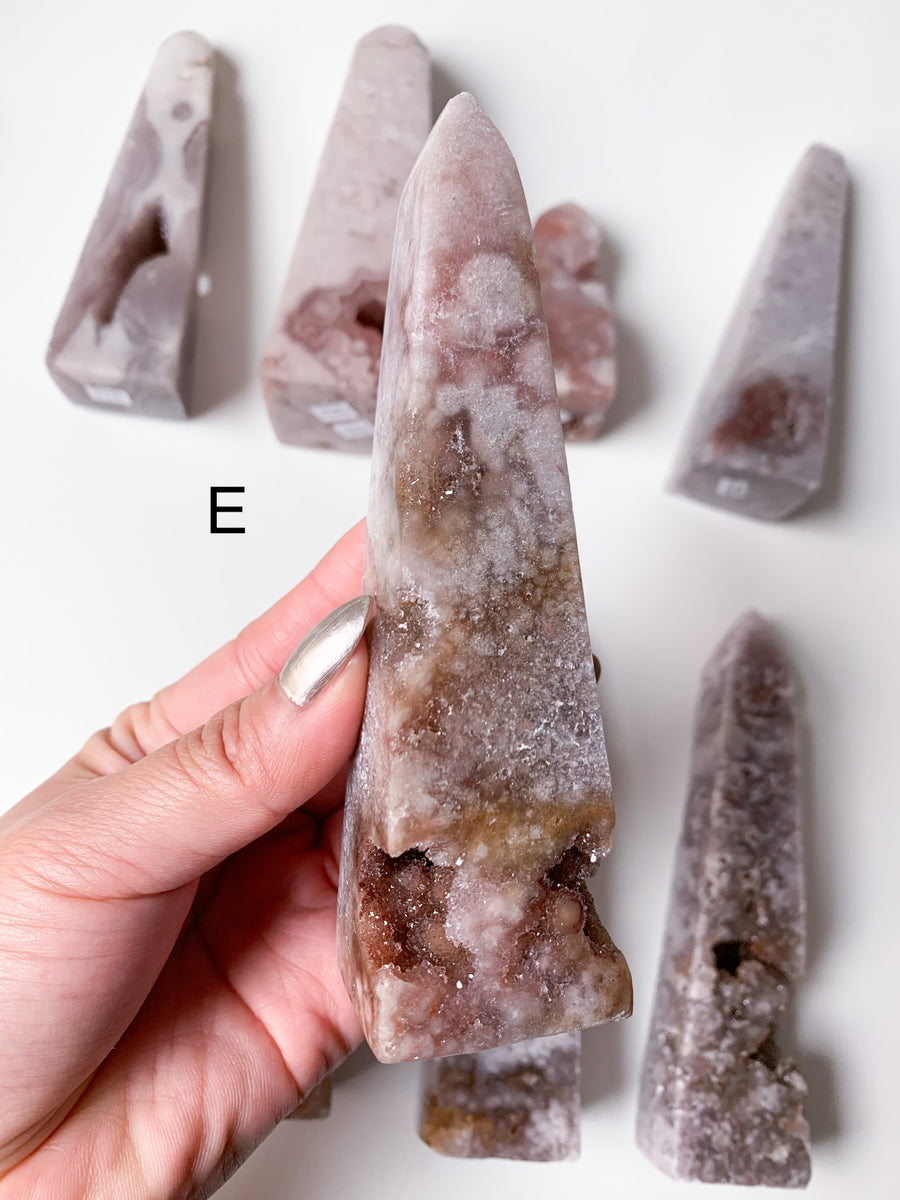 Pink Amethyst Points