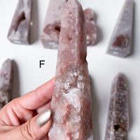 Pink Amethyst Points