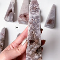 Pink Amethyst Points