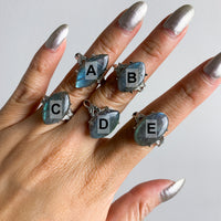 Labradorite Rings