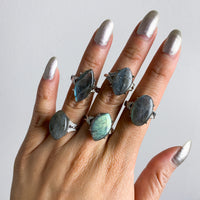 Labradorite Rings