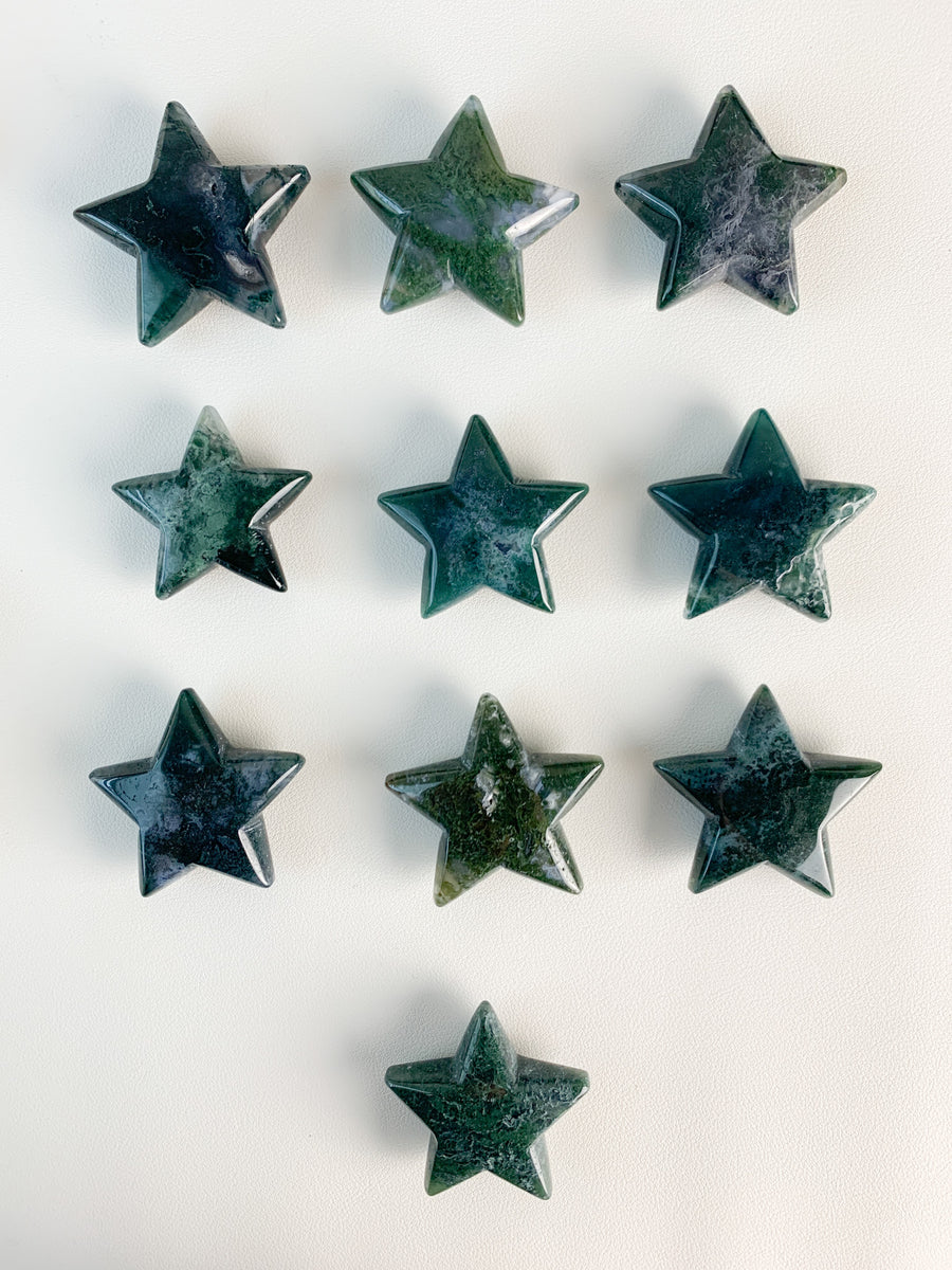 Moss Agate Stars