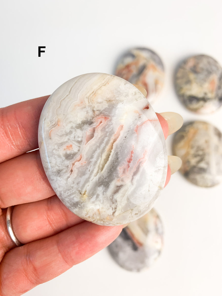 Crazy Lace Agate Worry Stones