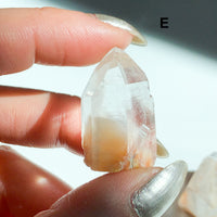 Orange Amphibole Quartz Mini Points