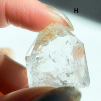 Orange Amphibole Quartz Mini Points