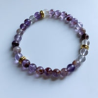 Super Seven Amethyst Bracelets - Handmade