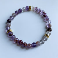 Super Seven Amethyst Bracelets - Handmade
