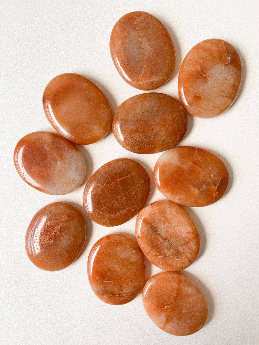 Orange Aventurine Worry Stones