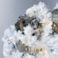Pyrite in Quartz Raw Specimen