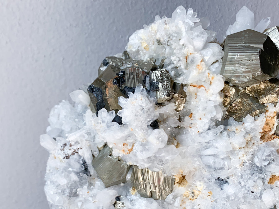 Pyrite in Quartz Raw Specimen