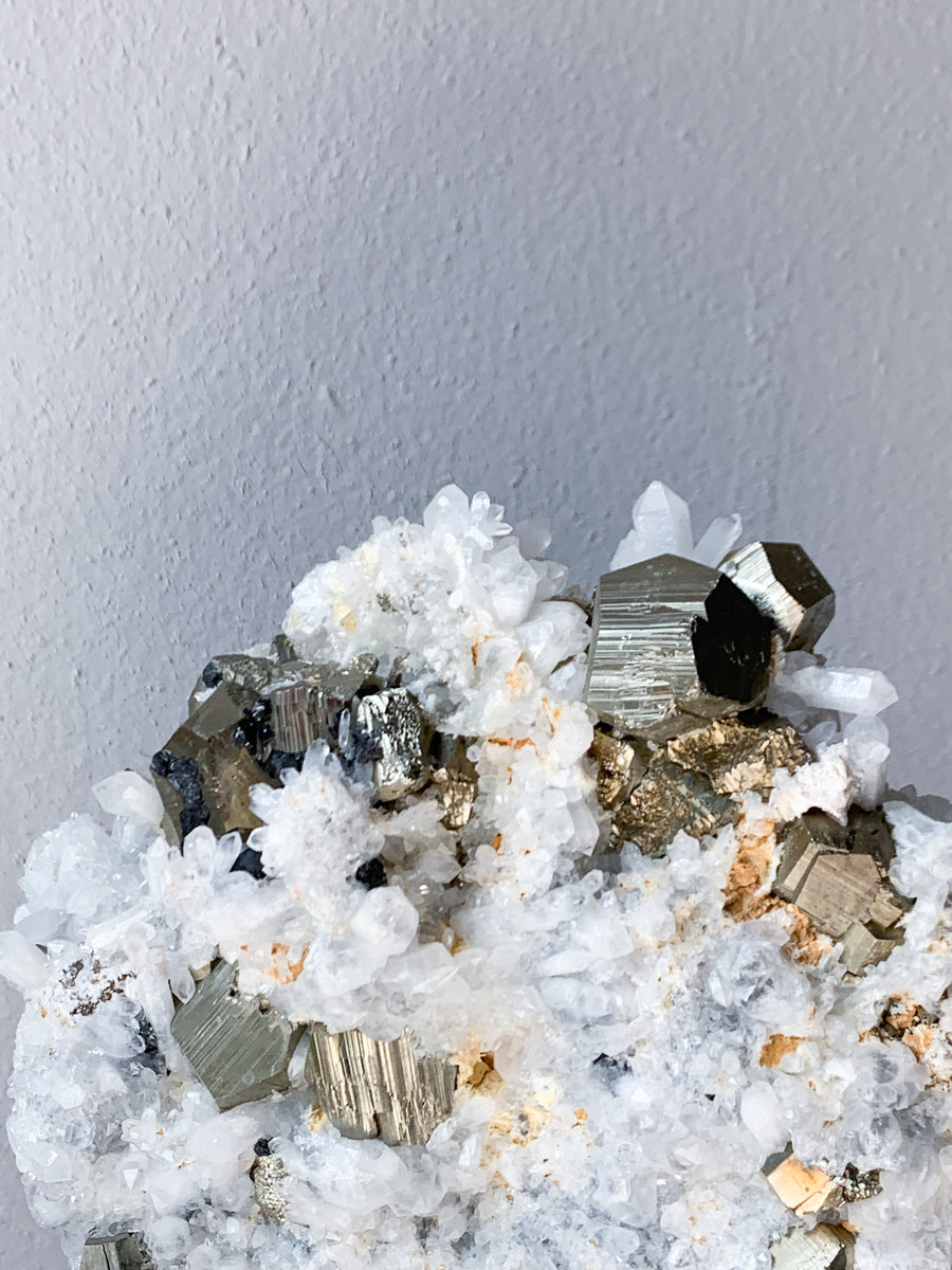 Pyrite in Quartz Raw Specimen