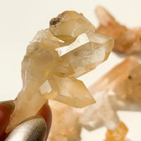 Tangerine Quartz Clusters (100g)
